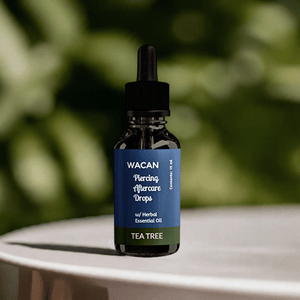 Piercing Bump Shrinking Oil w/ Tea Tree - FREE SHIPPING and 30 - Day Free Return - Wacan Piercings and Tattoo Solutions